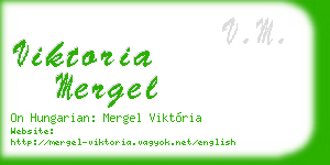 viktoria mergel business card